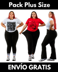 Pack Plus Size (Jogger, Leggins, Campana)