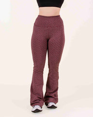 Pantalón Campana 2.0 Borgoña Jacquard