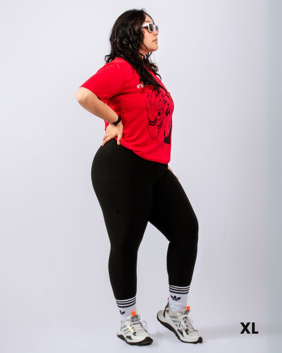 Leggins Plus Size Control Abdomen, Bolsillo y Antitransparencia