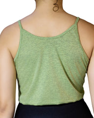 SALE Top  Tiras  Verde Jaspe MS