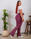 Pantalón Campana Plus Size 2.0 Color Vino