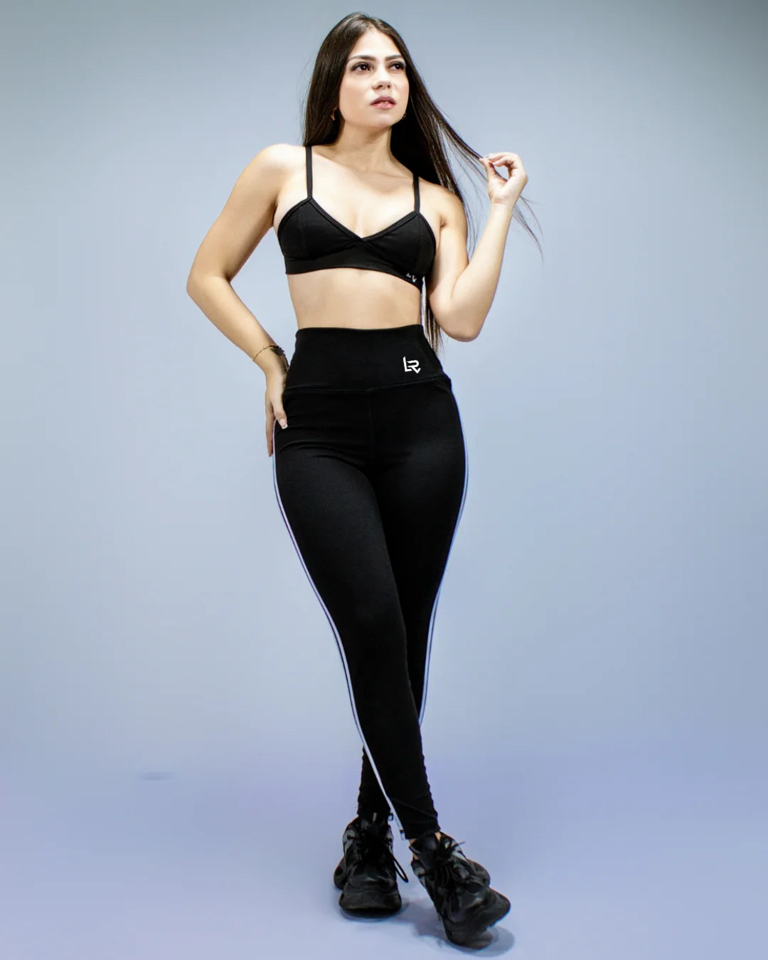 Leggins Line Black LR  Tela Gruesa Imagen principal del producto