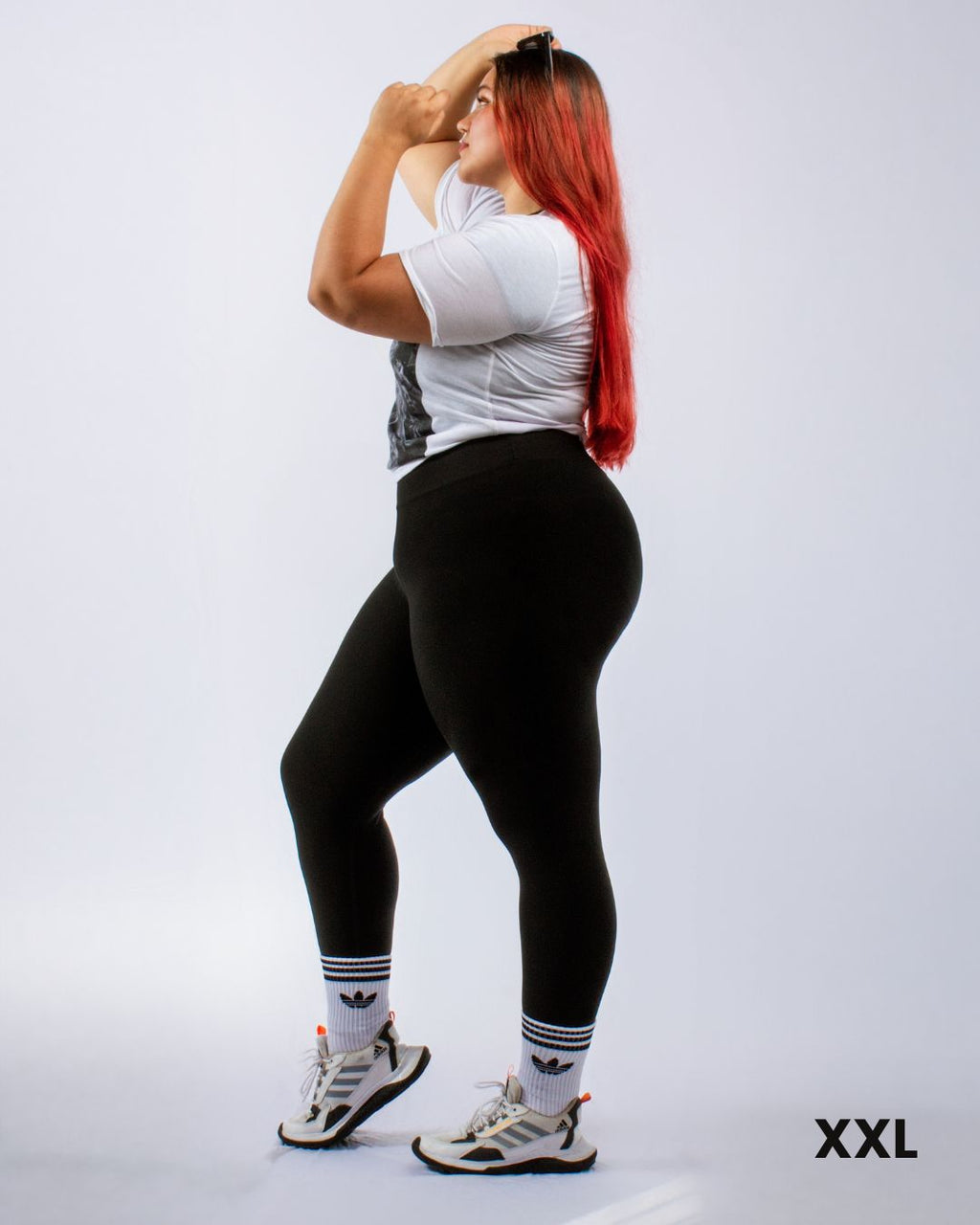 Leggins Plus Size Control Abdomen, Bolsillo y Antitransparencia
