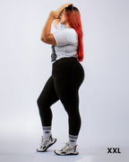 Leggins Plus Size Control Abdomen, Bolsillo y Antitransparencia