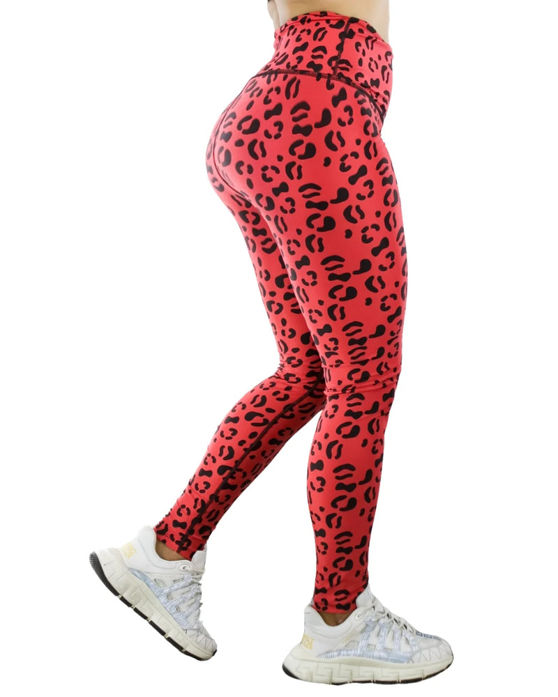 SALE Leggins Animal Print Rojo SALE