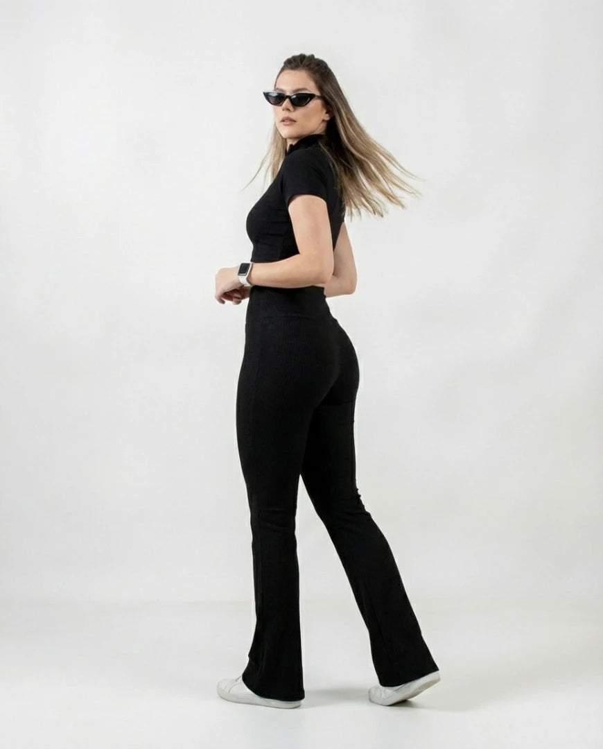 Pantalón Campana 5.0 Anti-Transparencia & ANTICELULITIS 😍