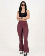 Pantalón Campana 2.0 Borgoña  Jacquard
