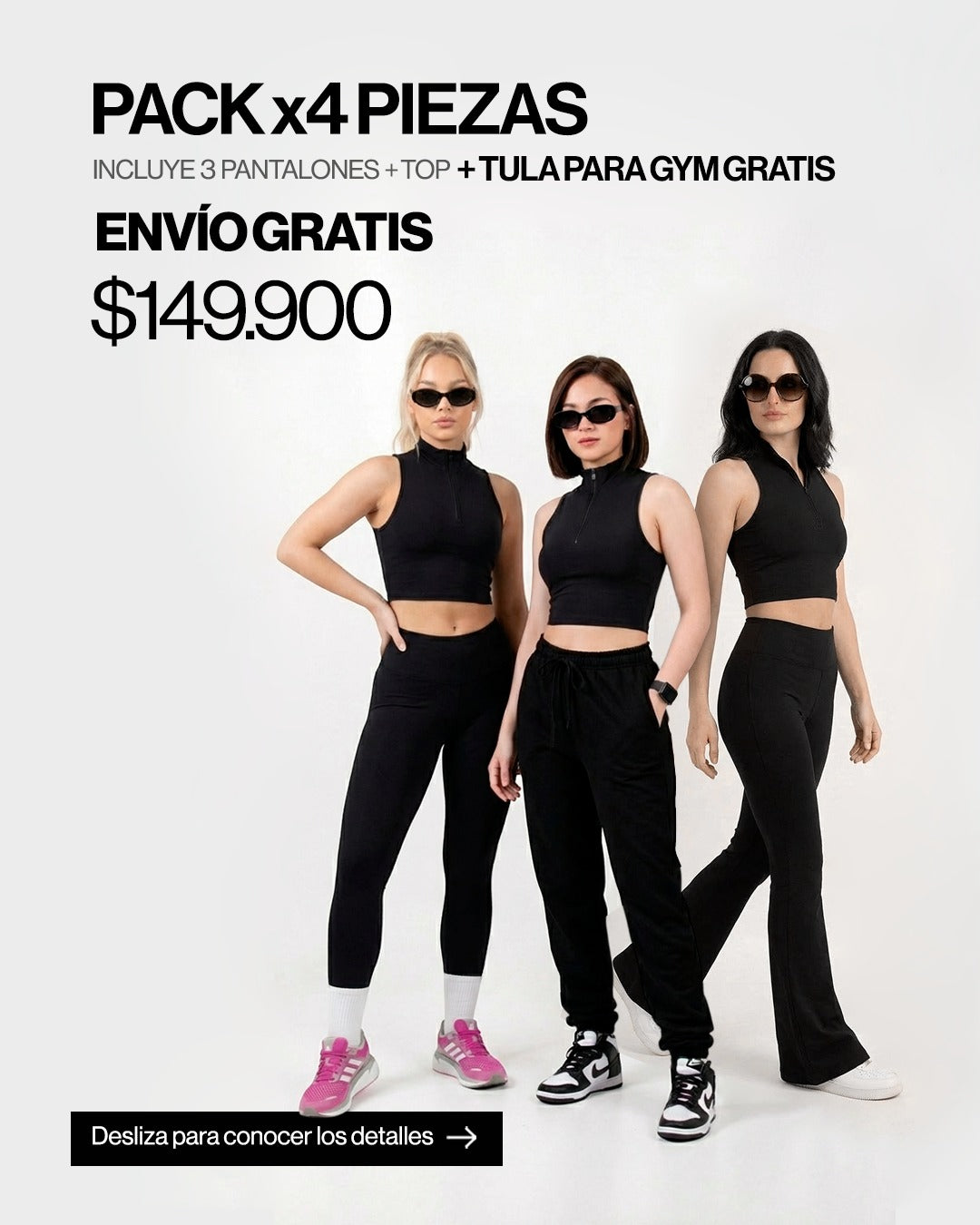 Pack Sport x 4 Antitransparencia Imagen principal del producto