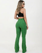 Pantalón Campana 2.0 Control verde Jaspe