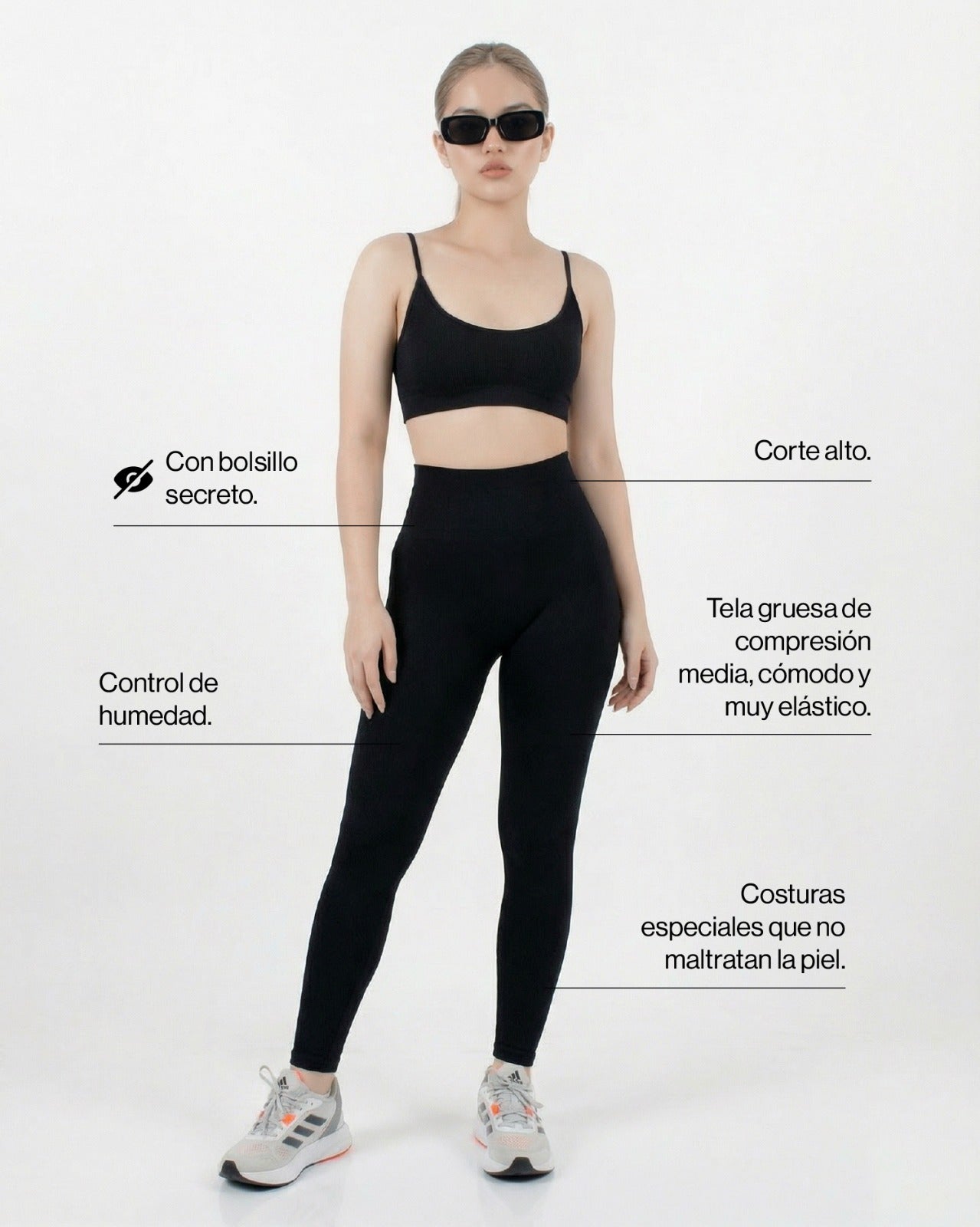 Leggins Powernet y Bolsillo Imagen secundaria del producto
