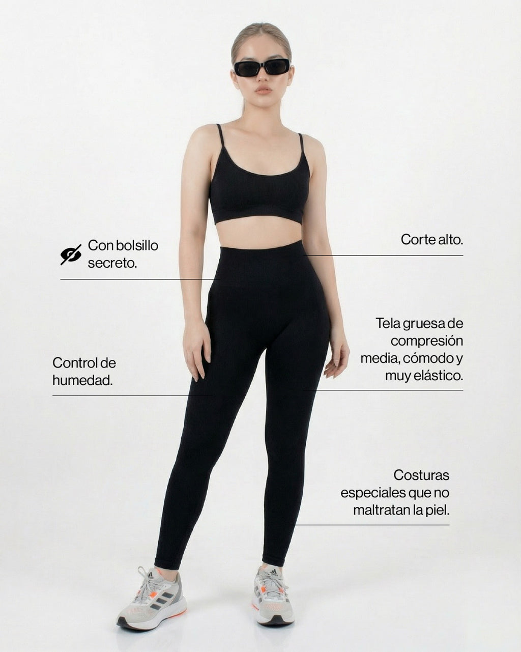 Leggins Powernet y Bolsillo